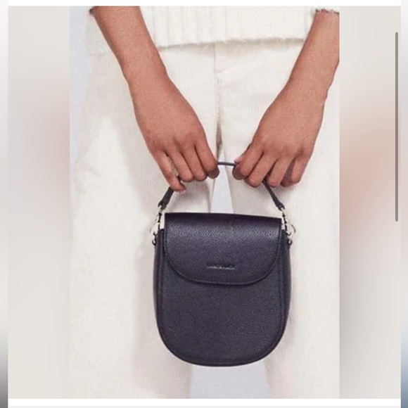 Shay Bandolier Black Crossbody Bag with Chain Strap (silver!) - Picture 13 of 16